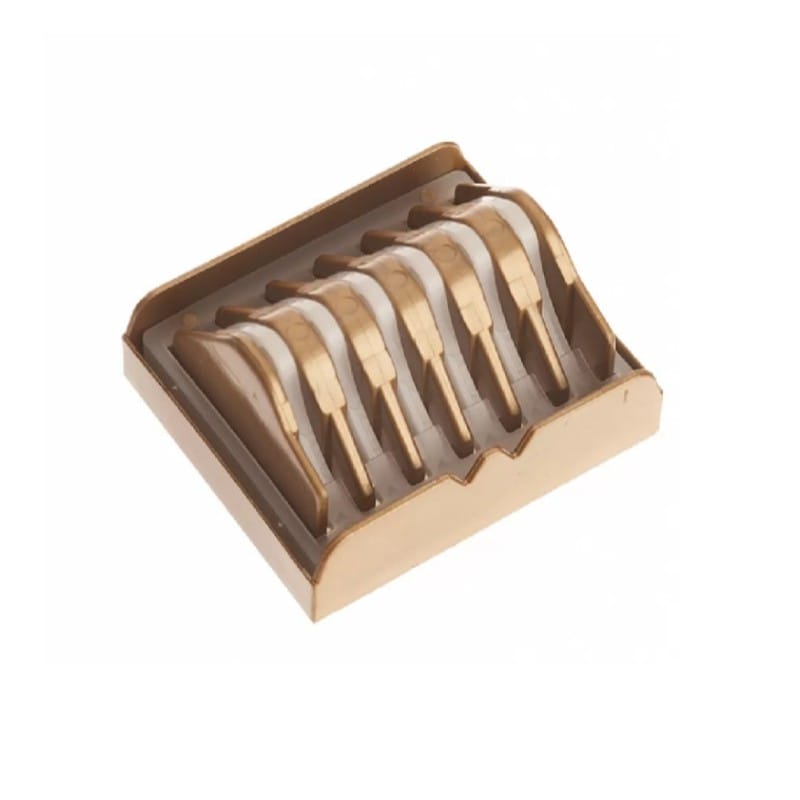 CLIP GRANDE TITANIO (6 CLIPS POR CARTUCHO)dorado