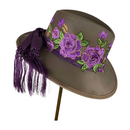 SOMBRERO DE GAMUZA Y SEDALINA MEDIANO - Image 3